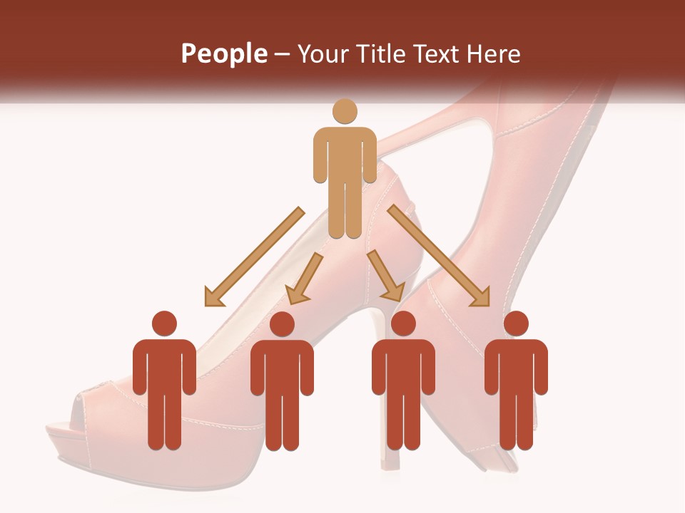 A Pair Of High Heeled Shoes With A High Heel PowerPoint Template