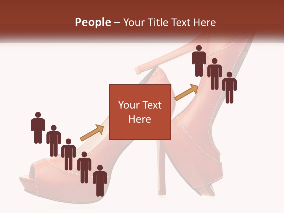 A Pair Of High Heeled Shoes With A High Heel PowerPoint Template
