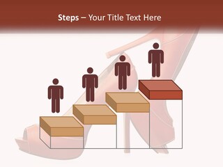 A Pair Of High Heeled Shoes With A High Heel PowerPoint Template