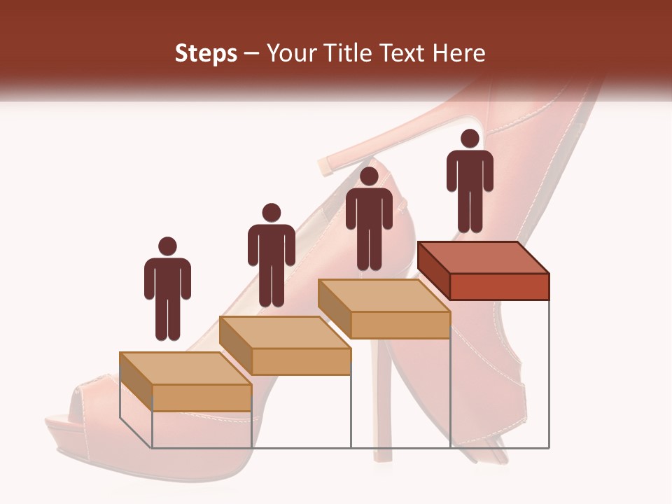 A Pair Of High Heeled Shoes With A High Heel PowerPoint Template