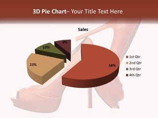 A Pair Of High Heeled Shoes With A High Heel PowerPoint Template
