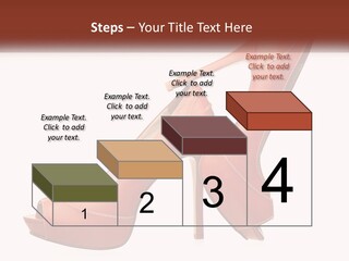 A Pair Of High Heeled Shoes With A High Heel PowerPoint Template