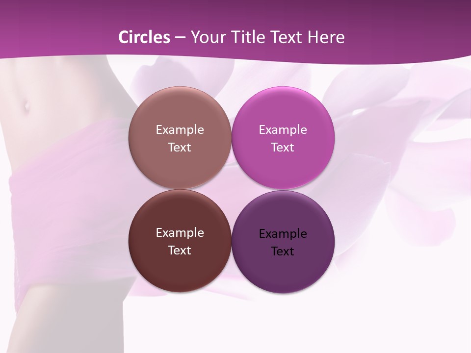 A Woman In A Pink Dress Holding A Flower Powerpoint Presentation PowerPoint Template