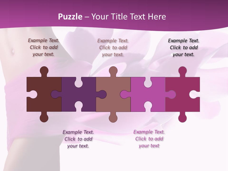 A Woman In A Pink Dress Holding A Flower Powerpoint Presentation PowerPoint Template