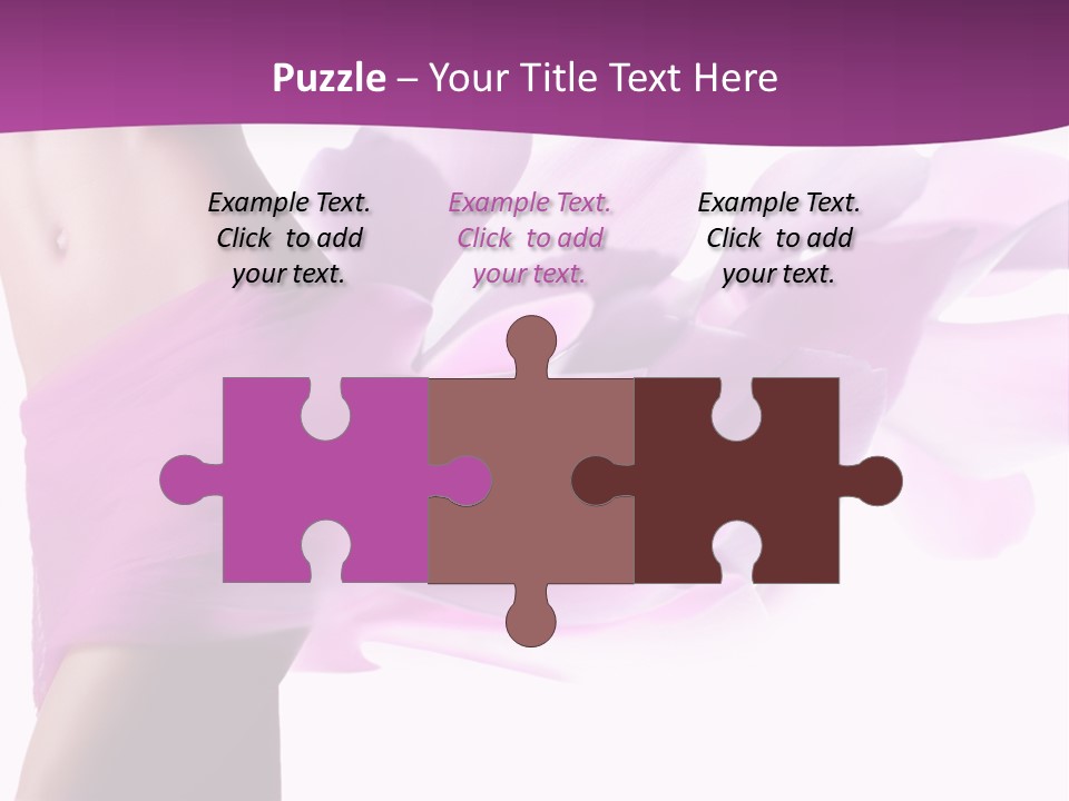 A Woman In A Pink Dress Holding A Flower Powerpoint Presentation PowerPoint Template