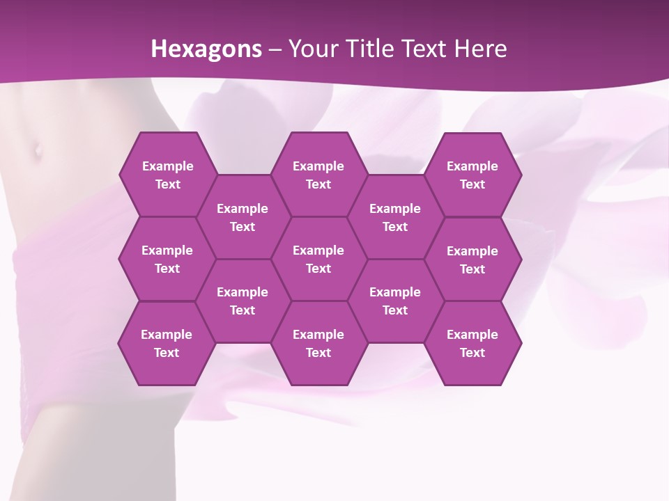 A Woman In A Pink Dress Holding A Flower Powerpoint Presentation PowerPoint Template