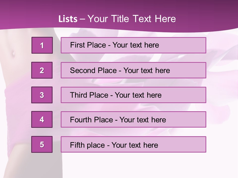 A Woman In A Pink Dress Holding A Flower Powerpoint Presentation PowerPoint Template
