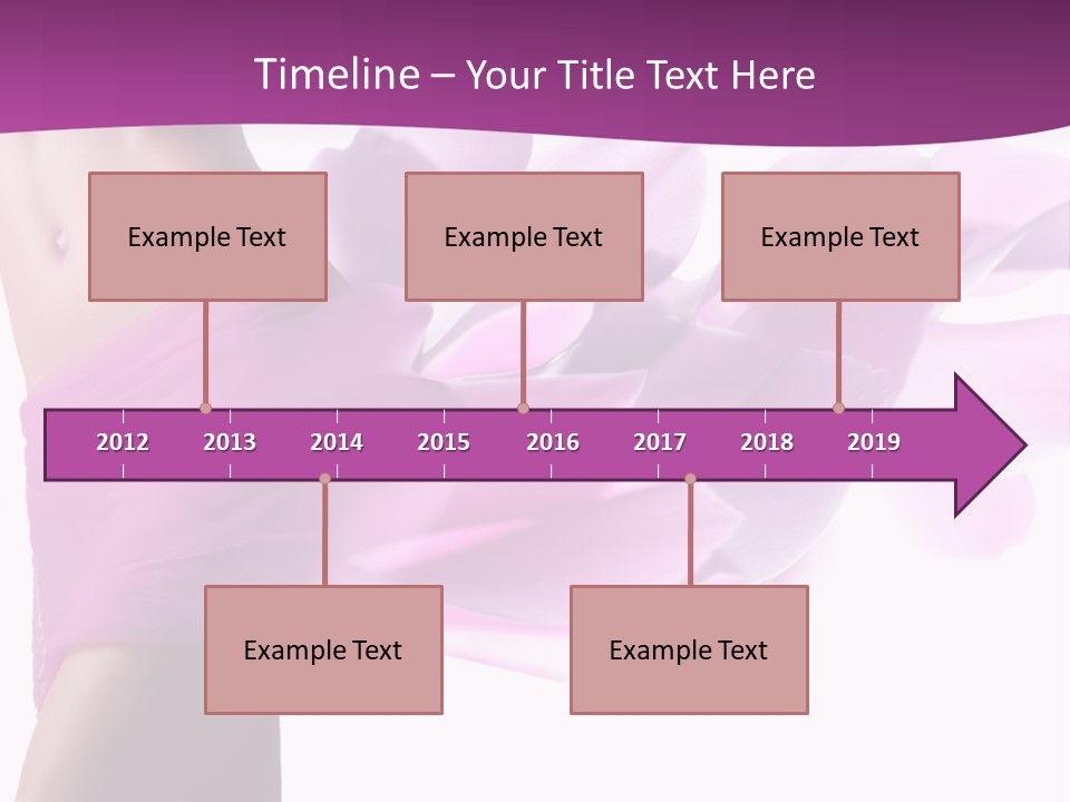 A Woman In A Pink Dress Holding A Flower Powerpoint Presentation PowerPoint Template