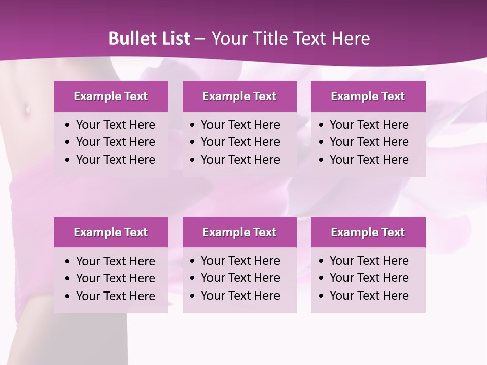 A Woman In A Pink Dress Holding A Flower Powerpoint Presentation PowerPoint Template