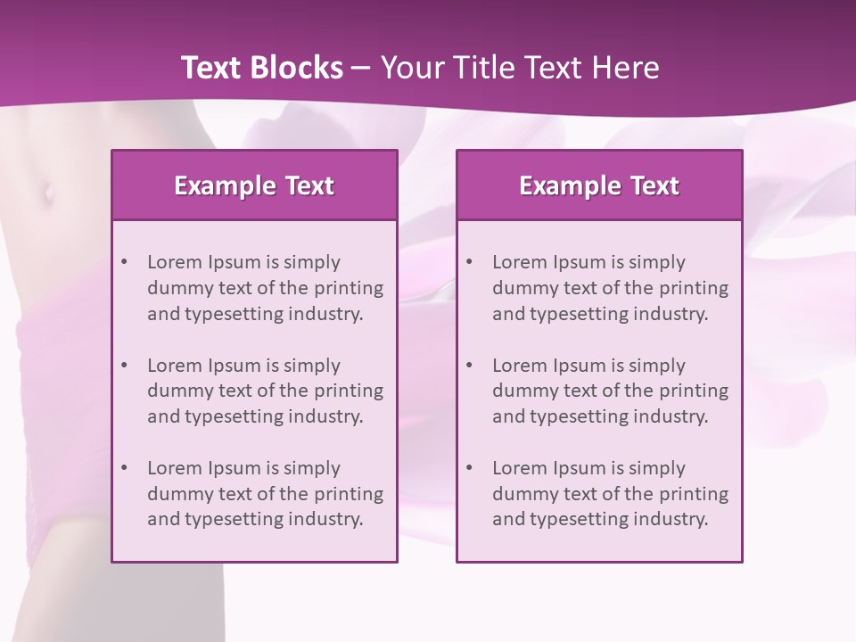 A Woman In A Pink Dress Holding A Flower Powerpoint Presentation PowerPoint Template