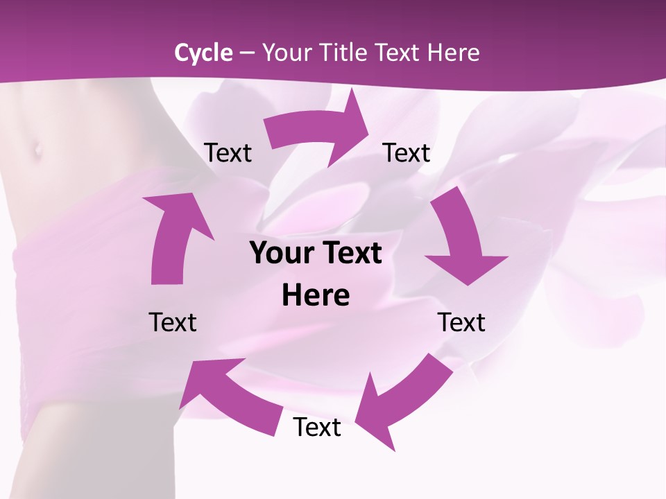 A Woman In A Pink Dress Holding A Flower Powerpoint Presentation PowerPoint Template