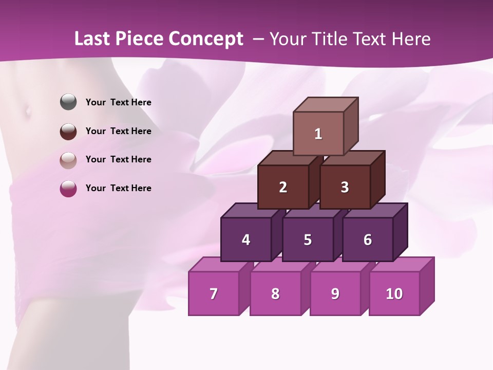 A Woman In A Pink Dress Holding A Flower Powerpoint Presentation PowerPoint Template