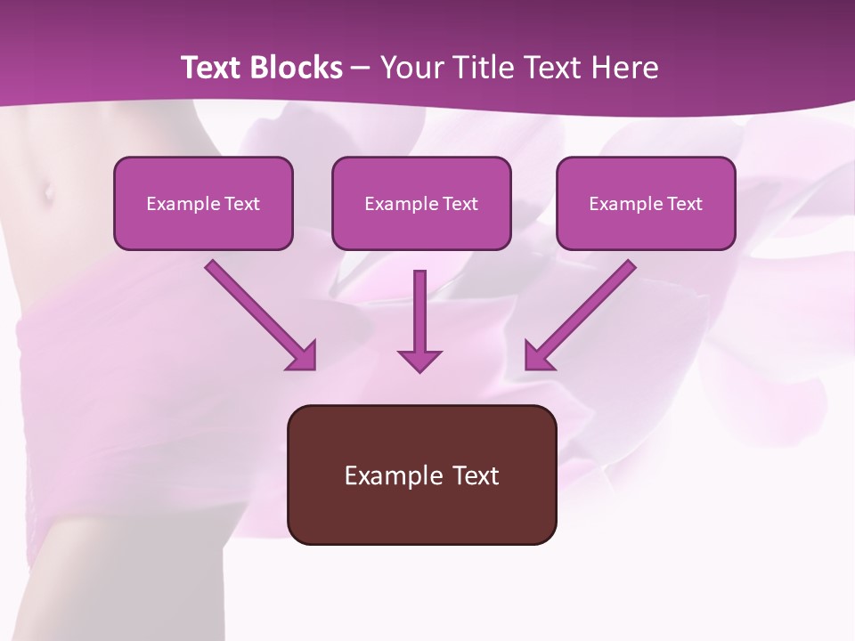 A Woman In A Pink Dress Holding A Flower Powerpoint Presentation PowerPoint Template