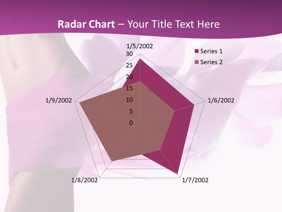 A Woman In A Pink Dress Holding A Flower Powerpoint Presentation PowerPoint Template