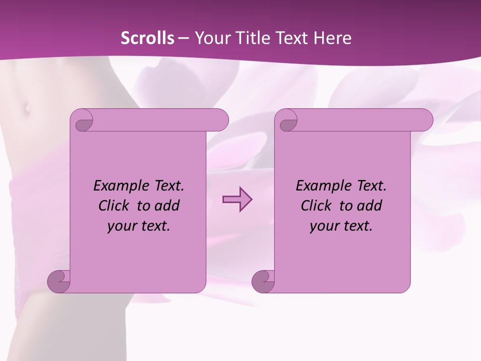 A Woman In A Pink Dress Holding A Flower Powerpoint Presentation PowerPoint Template