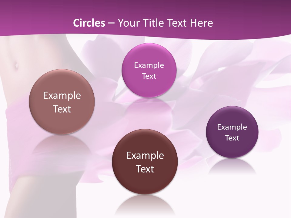 A Woman In A Pink Dress Holding A Flower Powerpoint Presentation PowerPoint Template