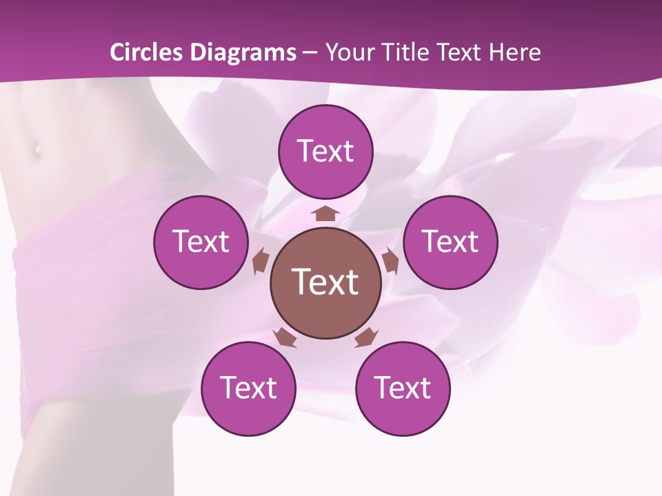 A Woman In A Pink Dress Holding A Flower Powerpoint Presentation PowerPoint Template