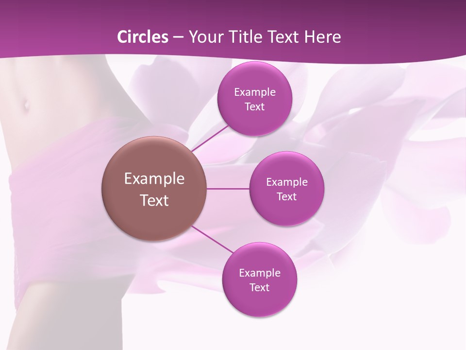 A Woman In A Pink Dress Holding A Flower Powerpoint Presentation PowerPoint Template