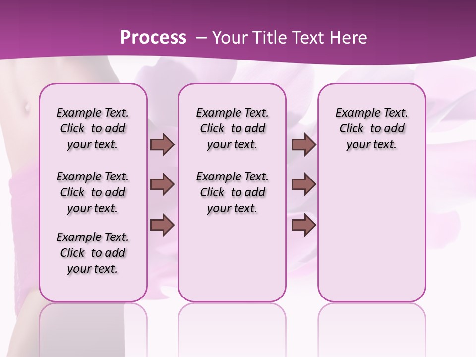 A Woman In A Pink Dress Holding A Flower Powerpoint Presentation PowerPoint Template