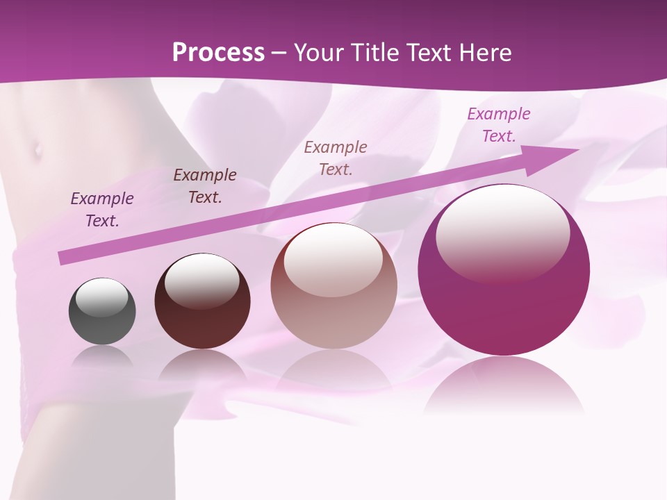 A Woman In A Pink Dress Holding A Flower Powerpoint Presentation PowerPoint Template