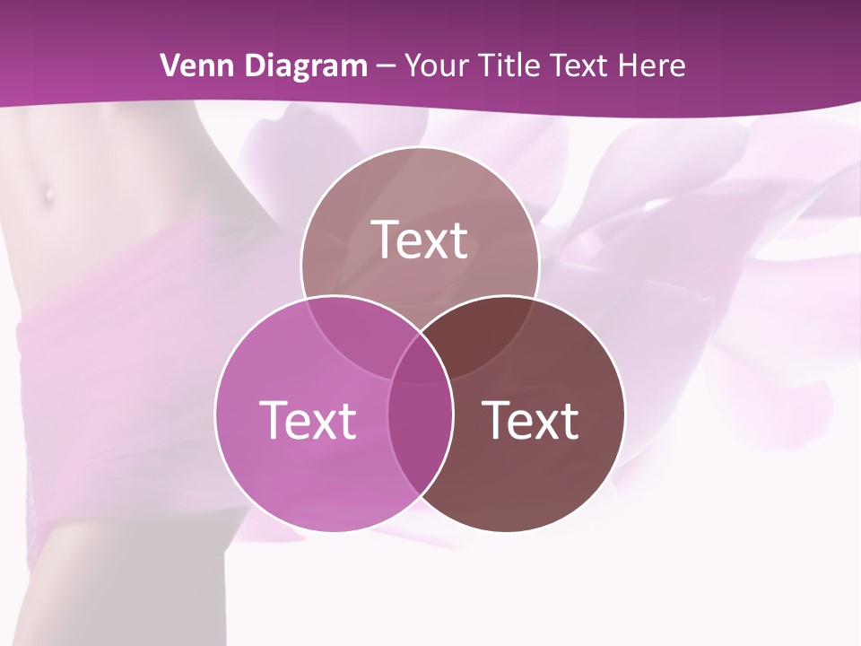 A Woman In A Pink Dress Holding A Flower Powerpoint Presentation PowerPoint Template