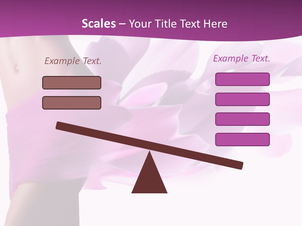 A Woman In A Pink Dress Holding A Flower Powerpoint Presentation PowerPoint Template