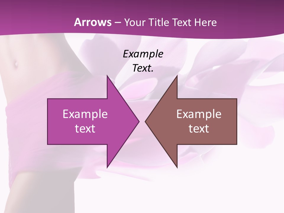 A Woman In A Pink Dress Holding A Flower Powerpoint Presentation PowerPoint Template