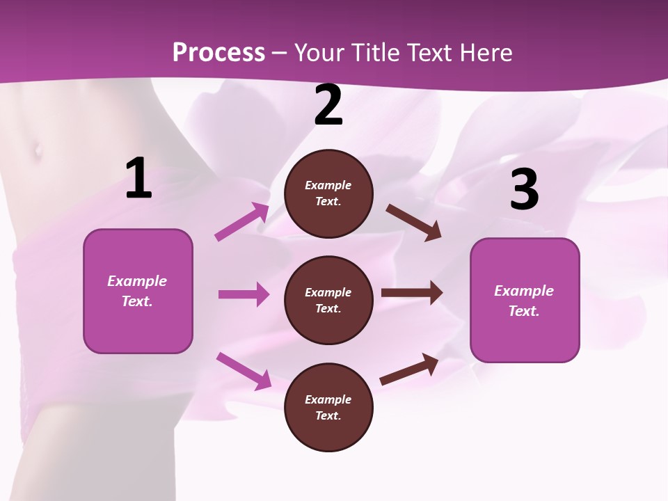 A Woman In A Pink Dress Holding A Flower Powerpoint Presentation PowerPoint Template