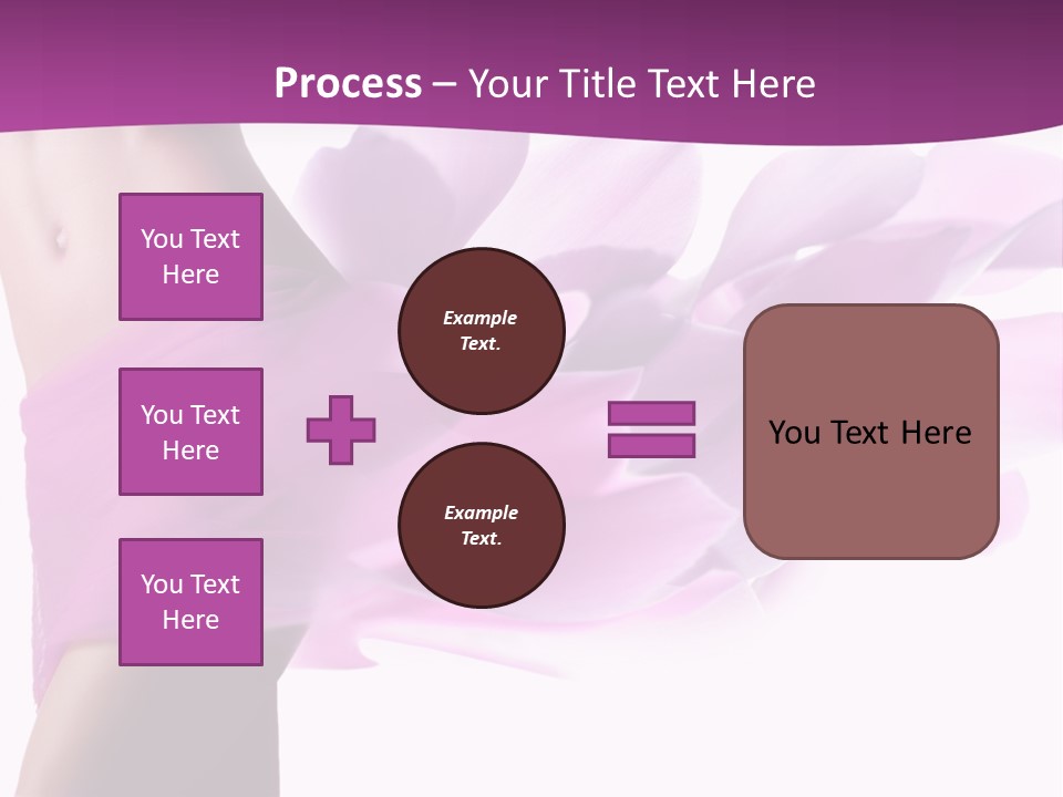 A Woman In A Pink Dress Holding A Flower Powerpoint Presentation PowerPoint Template
