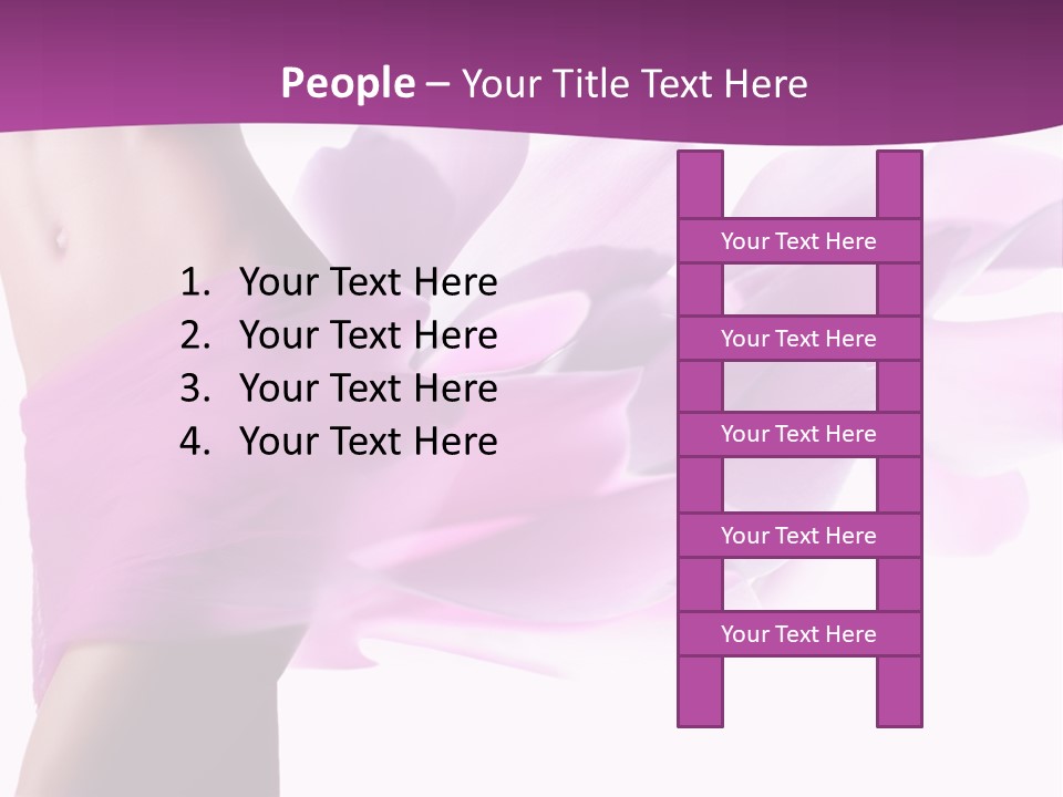A Woman In A Pink Dress Holding A Flower Powerpoint Presentation PowerPoint Template
