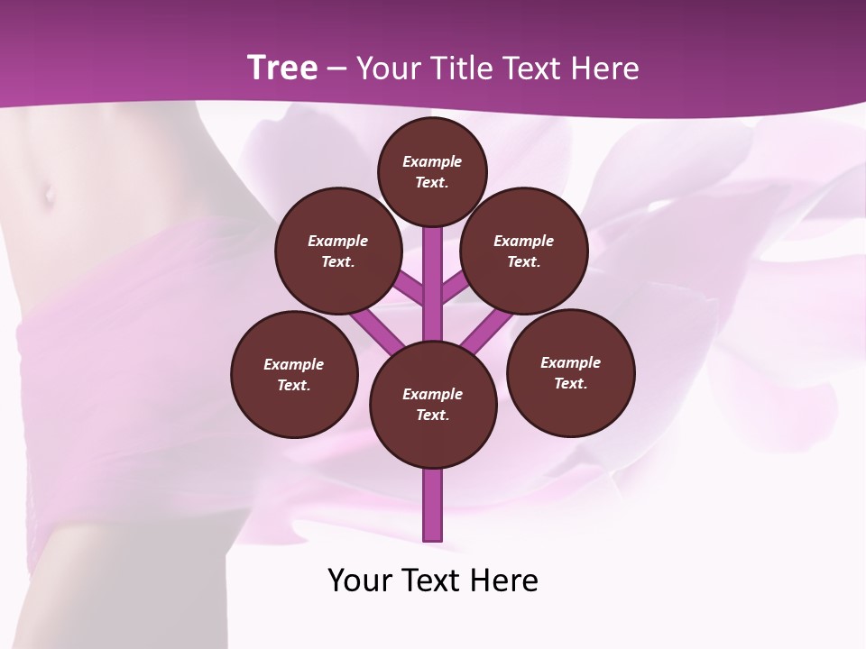 A Woman In A Pink Dress Holding A Flower Powerpoint Presentation PowerPoint Template