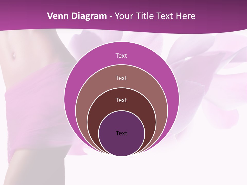 A Woman In A Pink Dress Holding A Flower Powerpoint Presentation PowerPoint Template