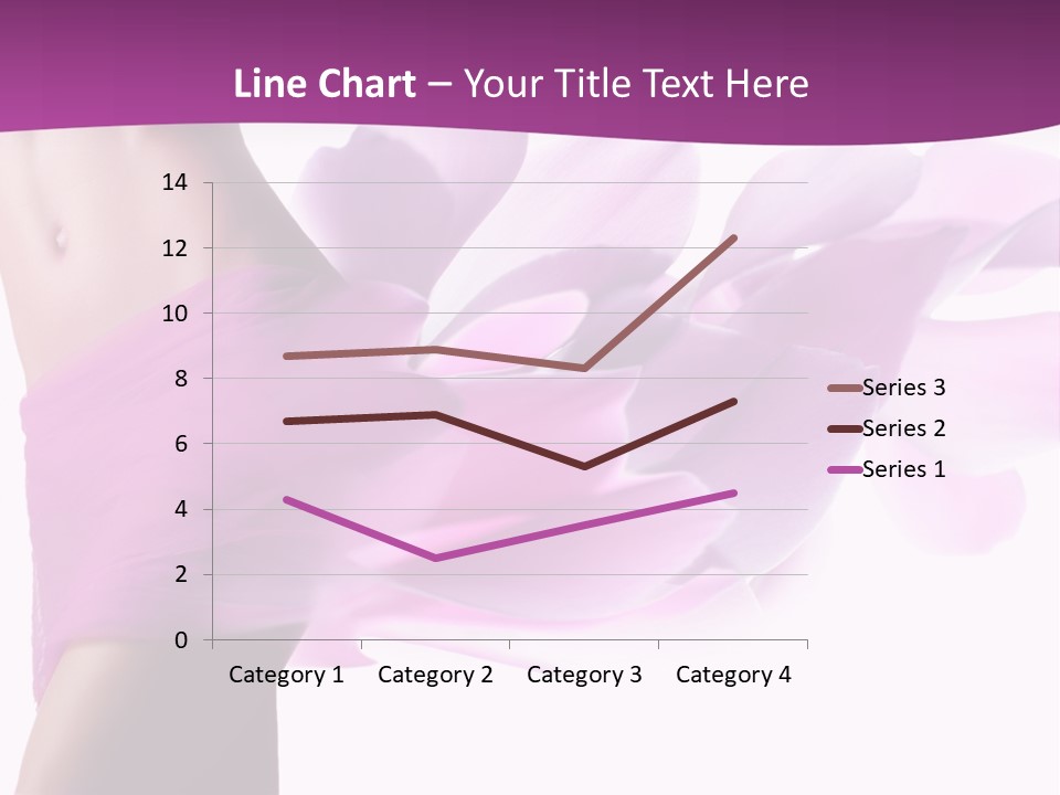 A Woman In A Pink Dress Holding A Flower Powerpoint Presentation PowerPoint Template