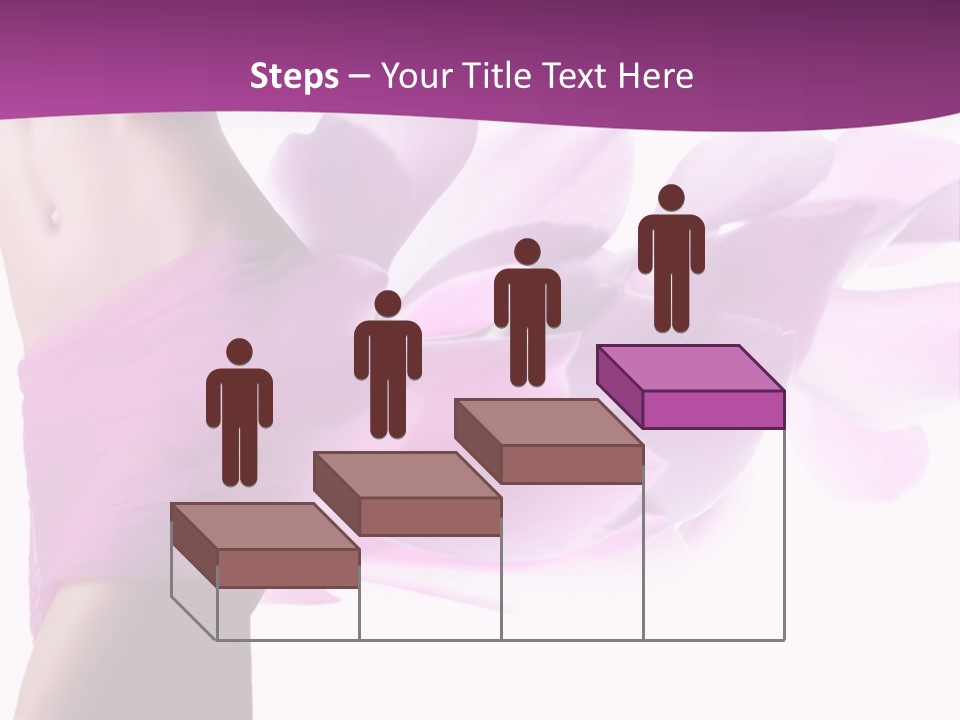 A Woman In A Pink Dress Holding A Flower Powerpoint Presentation PowerPoint Template