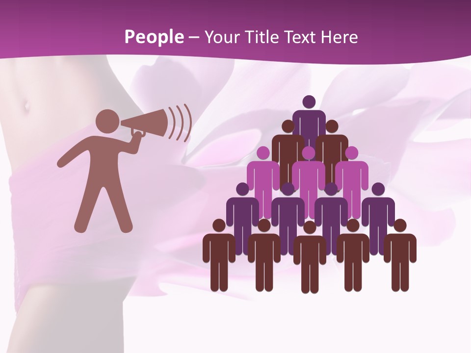 A Woman In A Pink Dress Holding A Flower Powerpoint Presentation PowerPoint Template