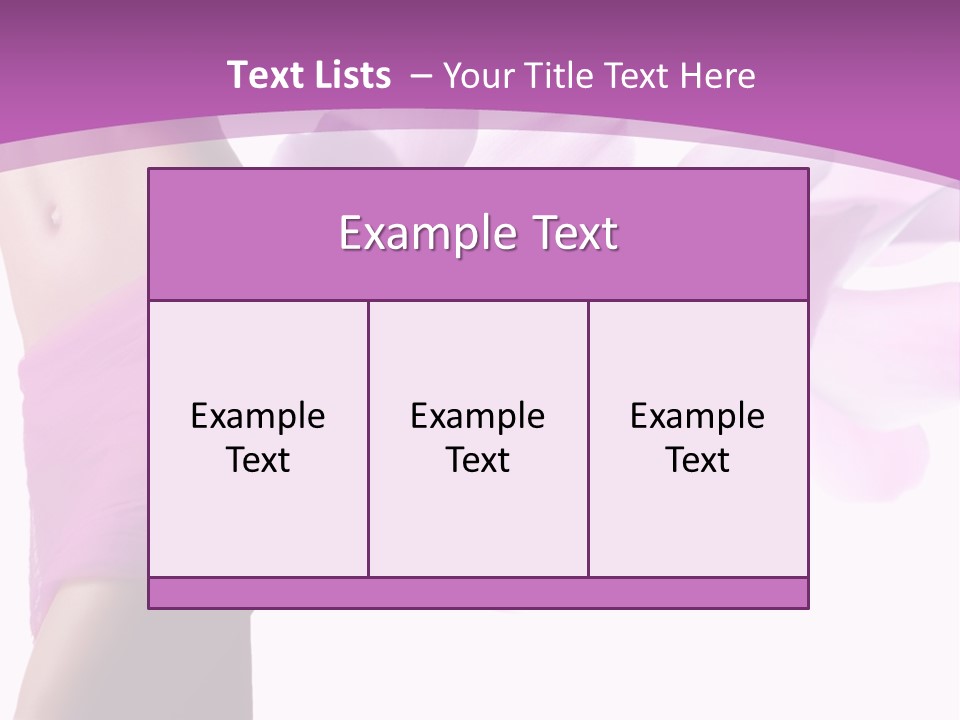 A Woman In A Pink Dress Holding A Flower Powerpoint Presentation PowerPoint Template