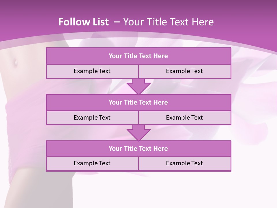 A Woman In A Pink Dress Holding A Flower Powerpoint Presentation PowerPoint Template