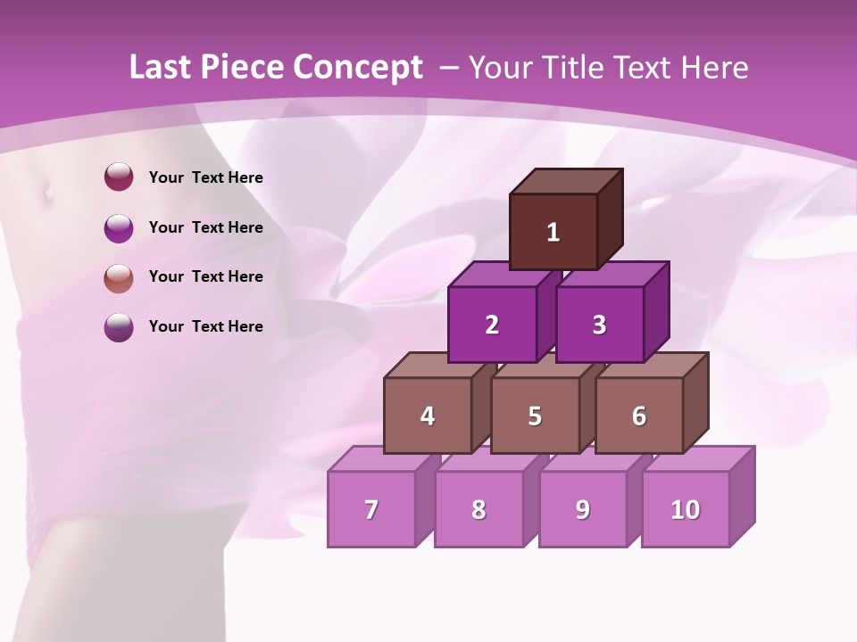 A Woman In A Pink Dress Holding A Flower Powerpoint Presentation PowerPoint Template