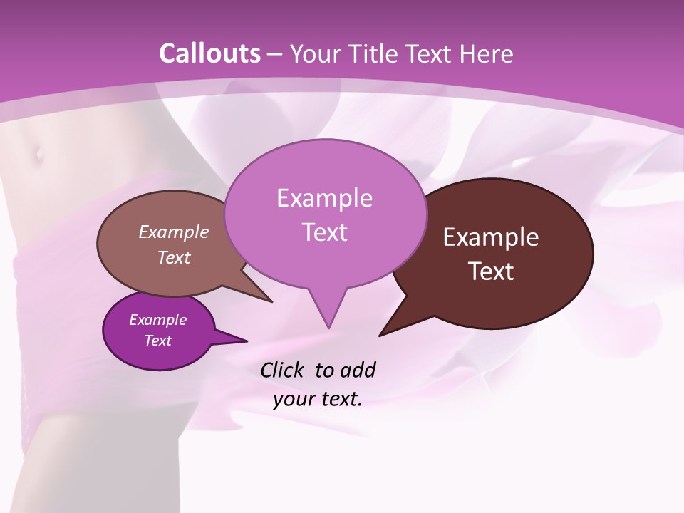 A Woman In A Pink Dress Holding A Flower Powerpoint Presentation PowerPoint Template