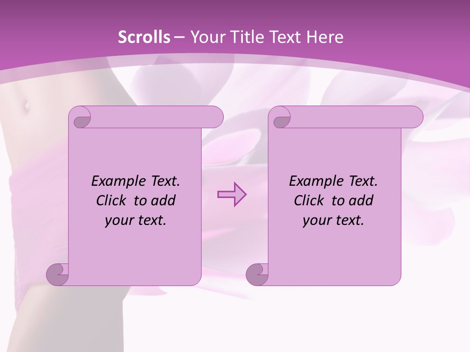 A Woman In A Pink Dress Holding A Flower Powerpoint Presentation PowerPoint Template