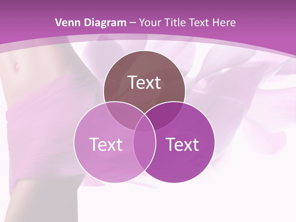 A Woman In A Pink Dress Holding A Flower Powerpoint Presentation PowerPoint Template