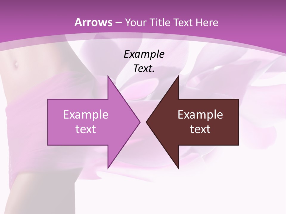 A Woman In A Pink Dress Holding A Flower Powerpoint Presentation PowerPoint Template