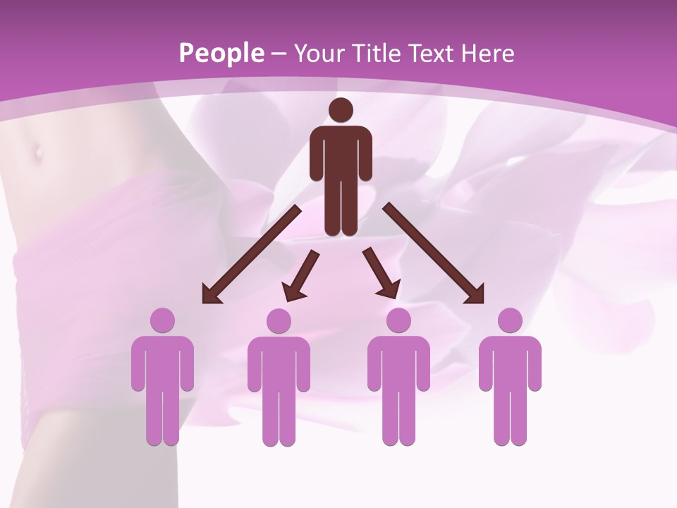 A Woman In A Pink Dress Holding A Flower Powerpoint Presentation PowerPoint Template