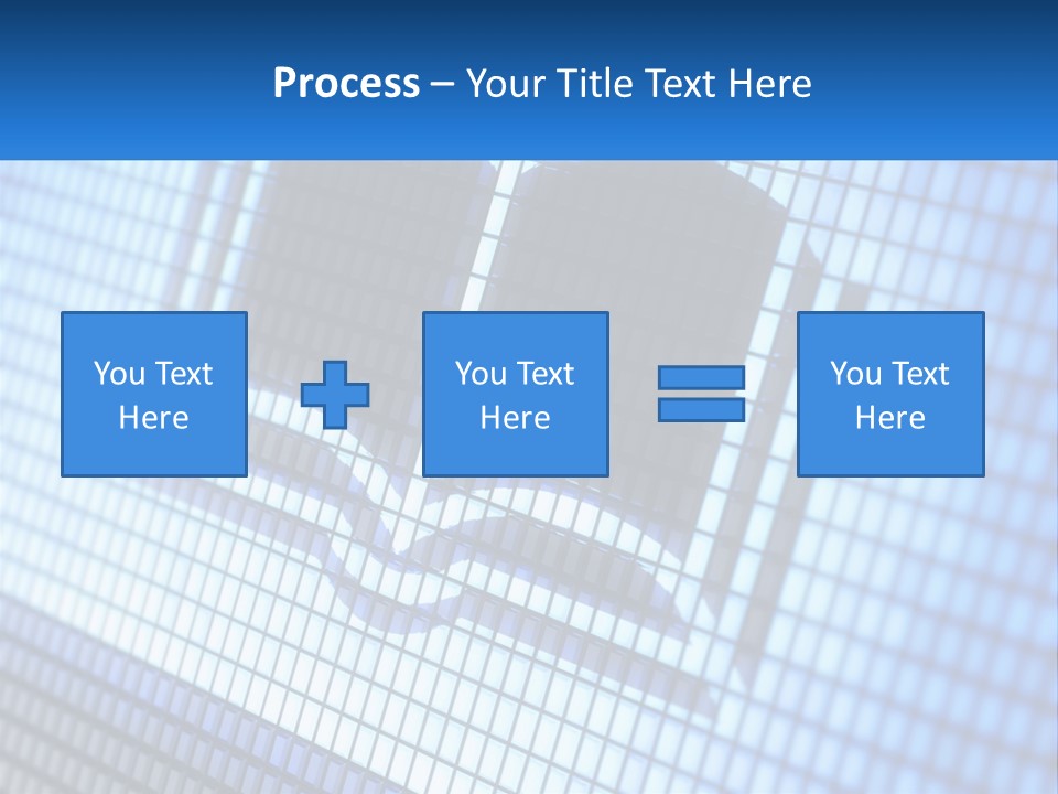 A Computer Screen With A Book On It PowerPoint Template