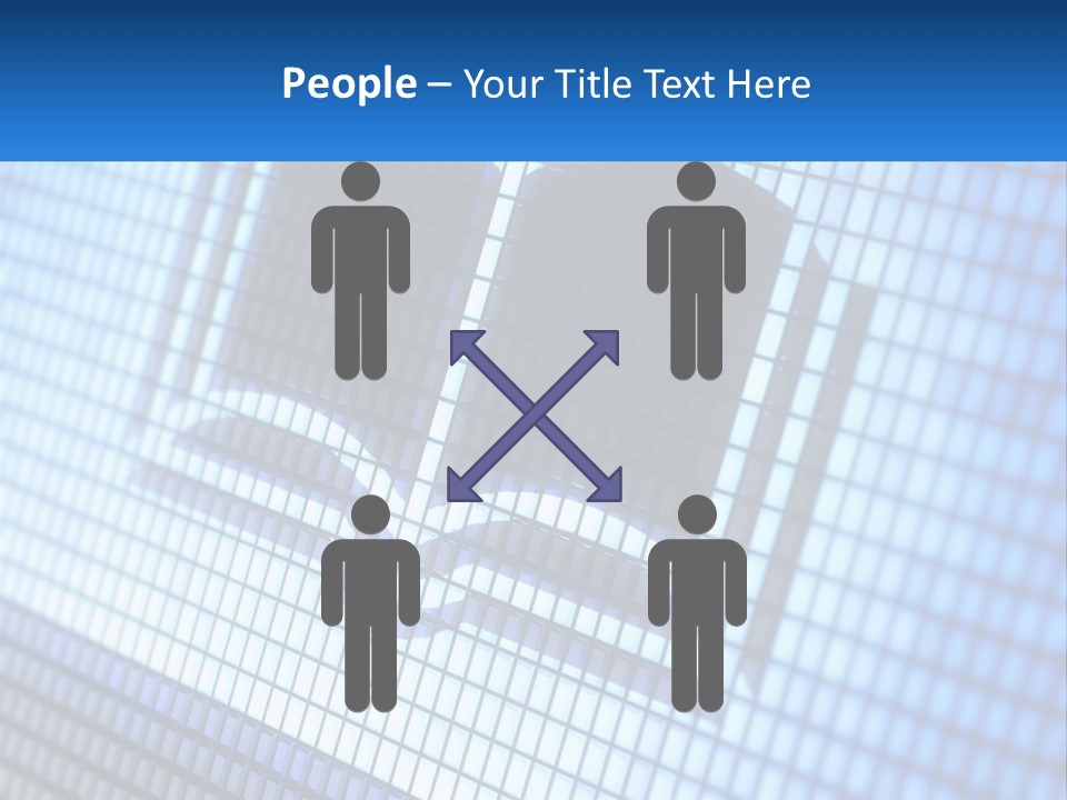 A Computer Screen With A Book On It PowerPoint Template