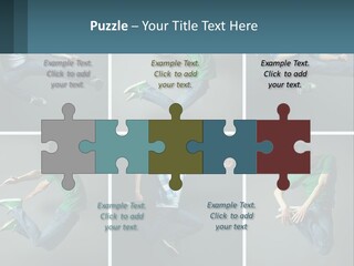 A Collage Of Photos Of A Young Man Jumping In The Air PowerPoint Template