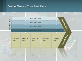 A Collage Of Photos Of A Young Man Jumping In The Air PowerPoint Template