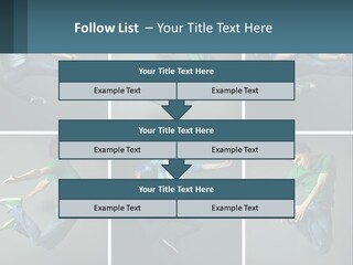 A Collage Of Photos Of A Young Man Jumping In The Air PowerPoint Template