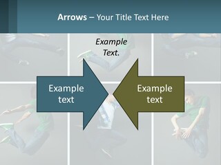 A Collage Of Photos Of A Young Man Jumping In The Air PowerPoint Template