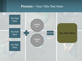 A Collage Of Photos Of A Young Man Jumping In The Air PowerPoint Template